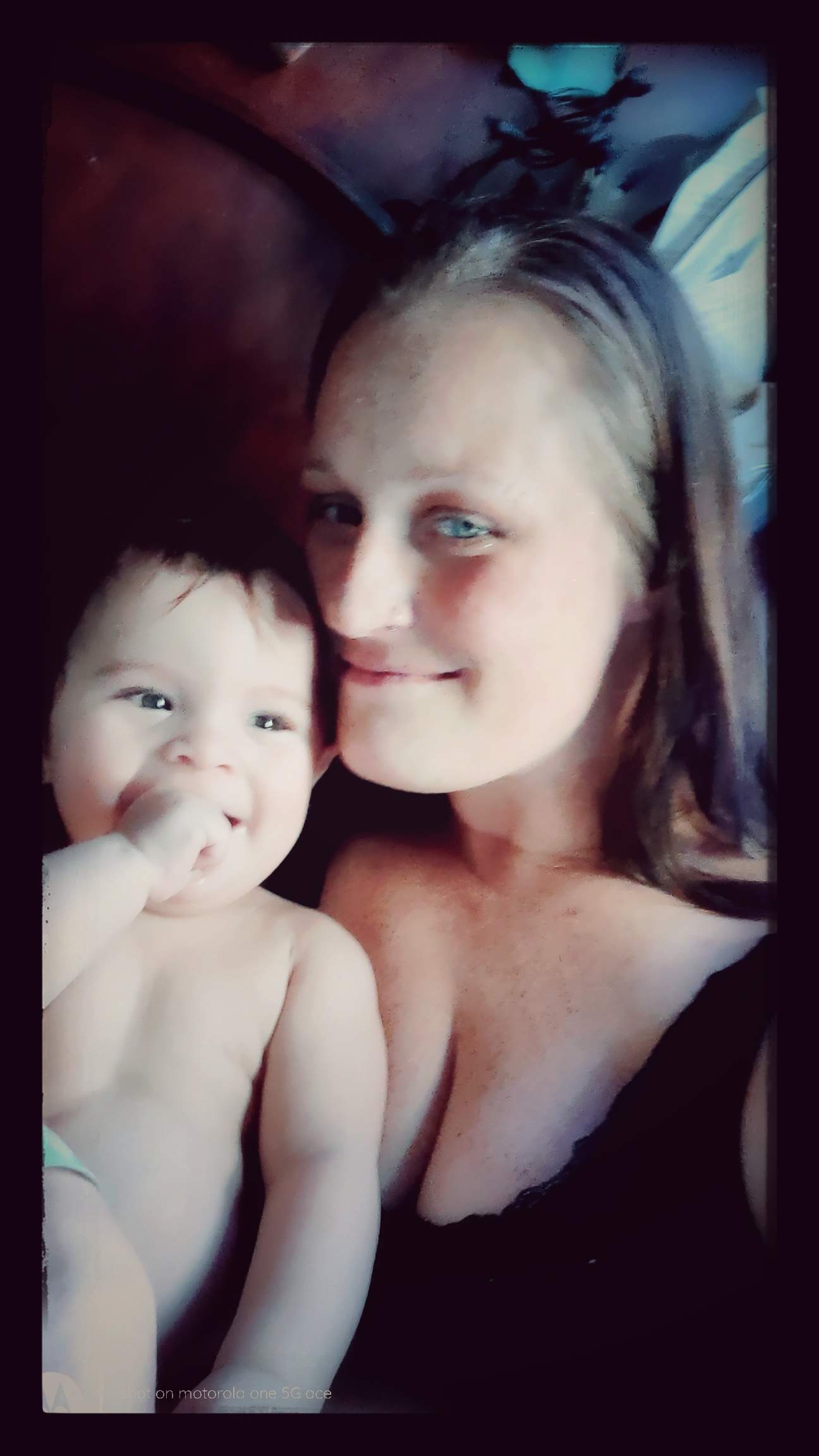Atticus with Mom