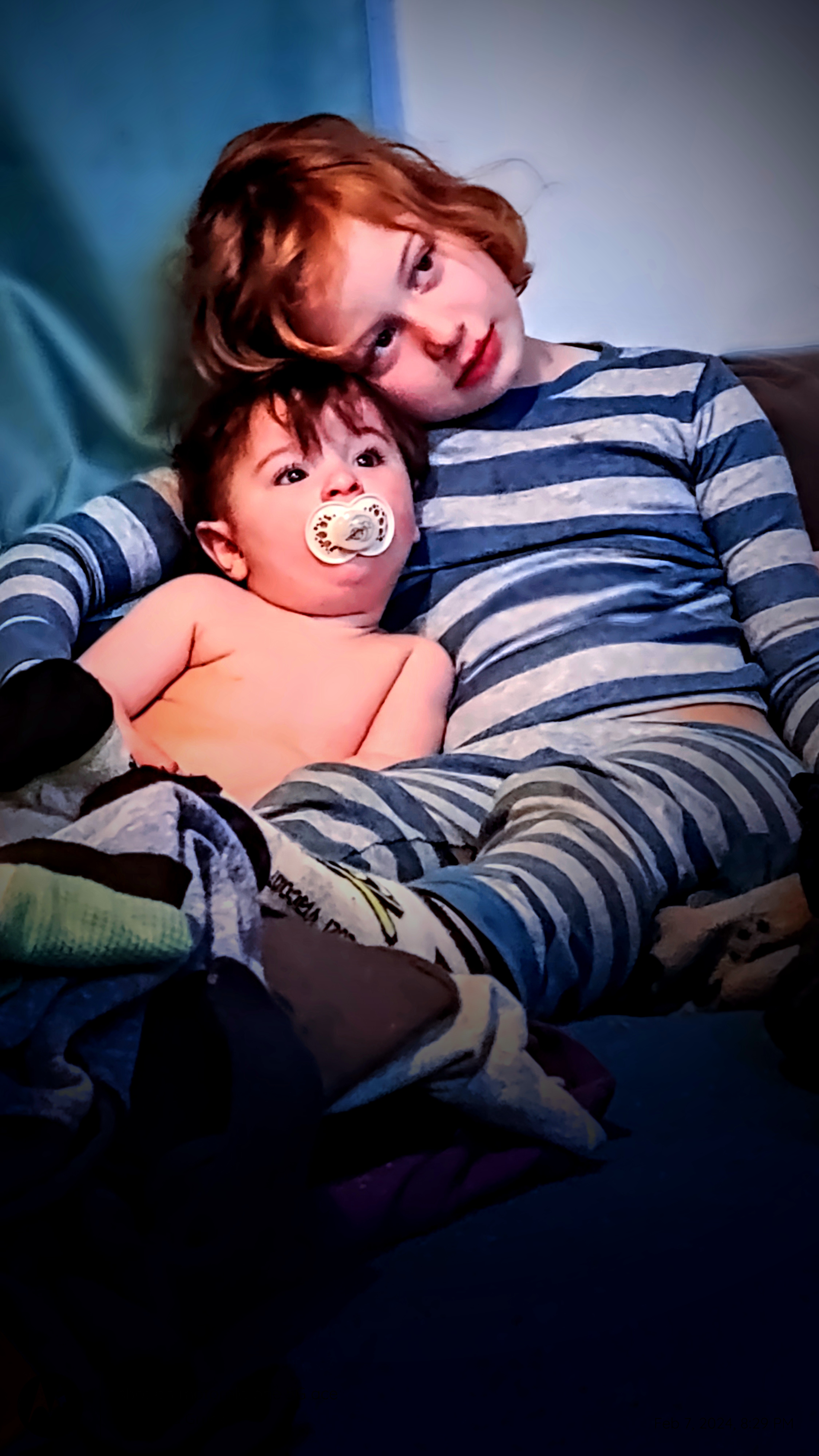 Rayna & Atticus Snuggling
