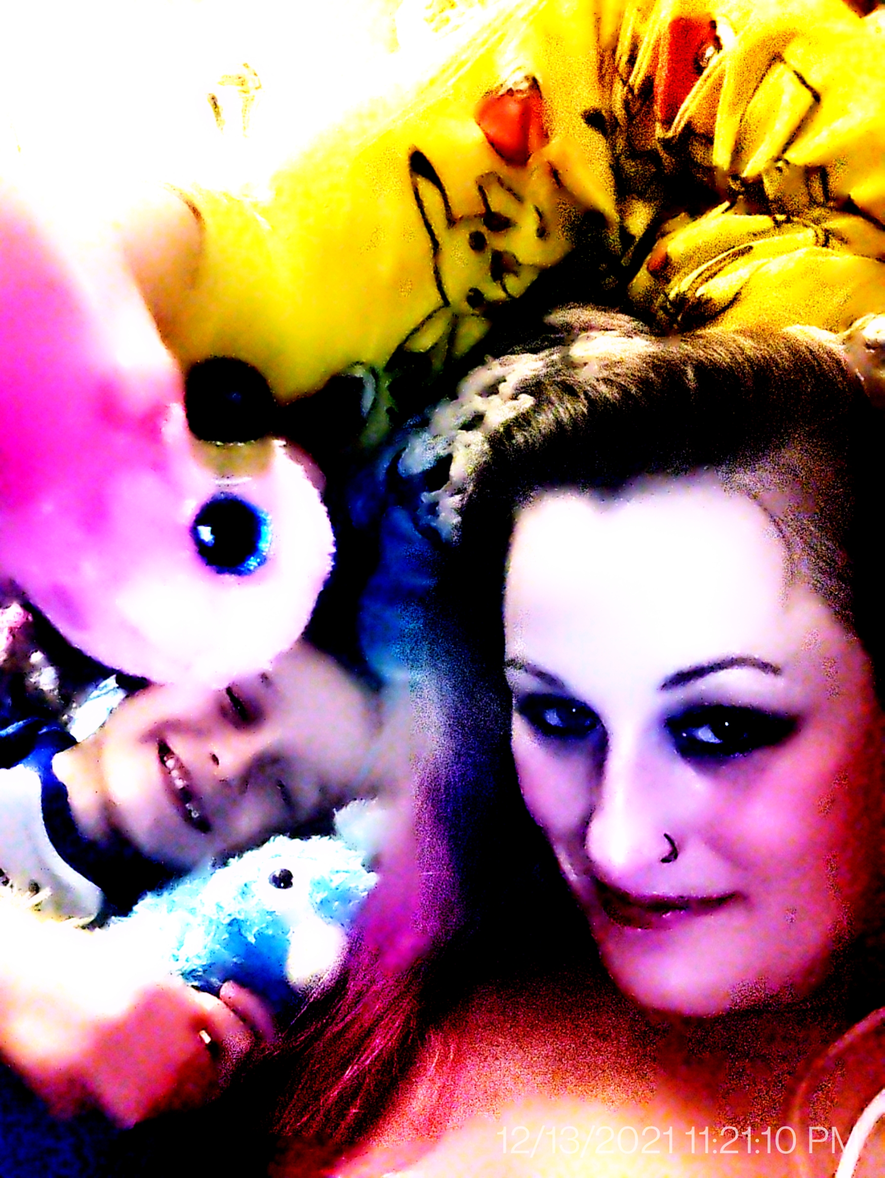 Colorful Sid and Mom